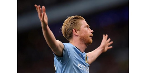 A última resistência de Kevin De Bruyne no Etihad Stadium A última resistência de Kevin De Bruyne no Etihad Stadium
